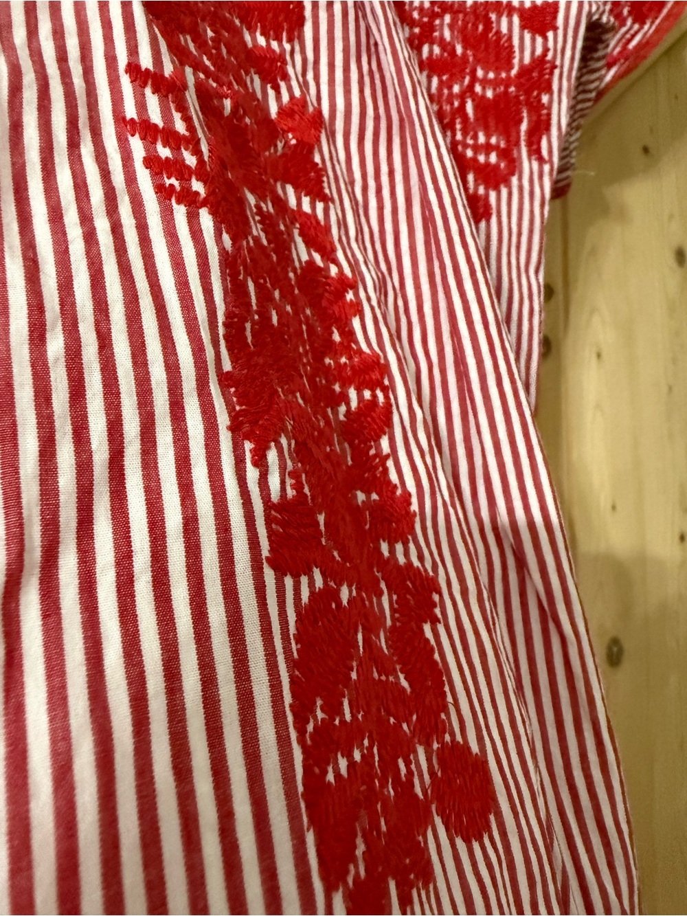 Buddy Love Red Embroidered Stripe Top - Picture 8 of 10